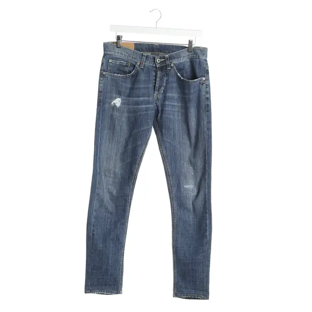 Jeans Straight Fit in Blau, Baumwolle, Dondup