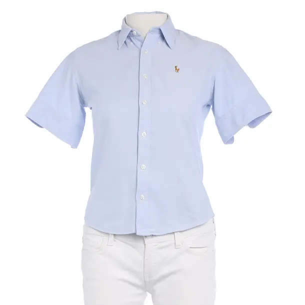 Bluse in Blau, Baumwolle, Polo Ralph Lauren