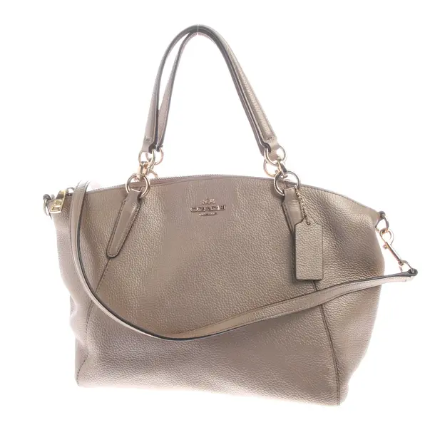 Handbag in Metallic, Leather, Coach