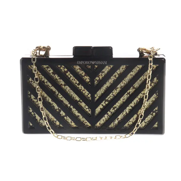 Pochette, in Nero, Polivinile, Emporio Armani