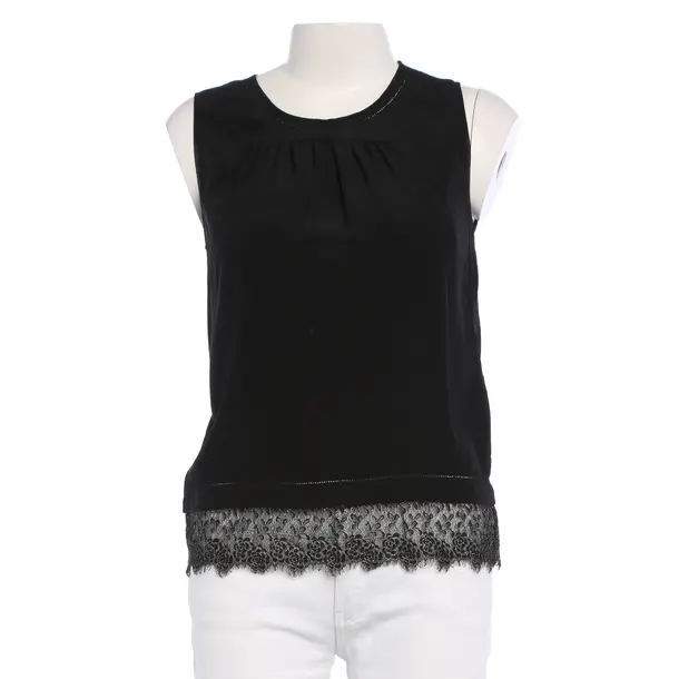 Top in Schwarz, Seide, Twin Set