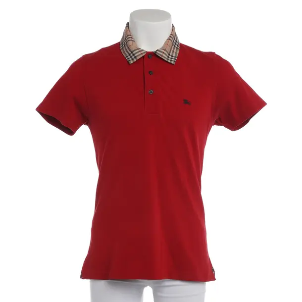 Poloshirt in Rot, Baumwolle, Burberry London