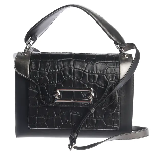 Shoulder Bag in Black, Leather, Lancel