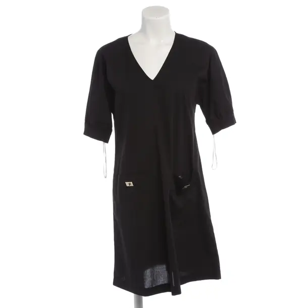 Kleid in Schwarz, Baumwolle, Twin Set