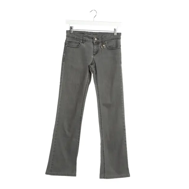 Jeans Flared in Grau, Baumwolle, Gucci