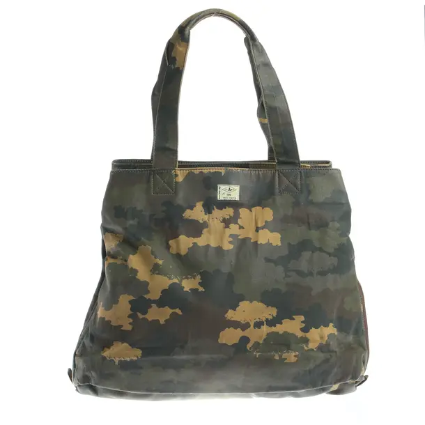 Shoulder Bag in Green, Cotton, Paul Smith