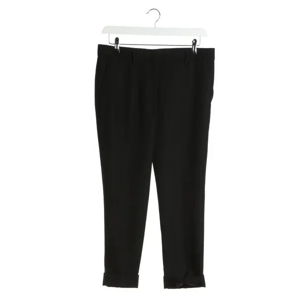 Hose in Schwarz, Wolle, Prada
