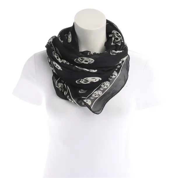 Shawl in Black, Viscose, Alexander McQueen
