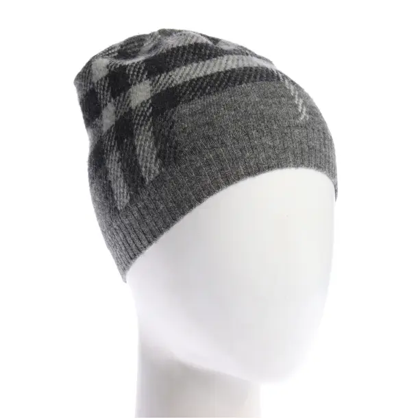 Beanie in Gray, Wool, Burberry