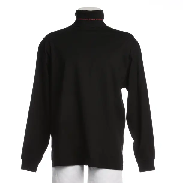 Longsleeve in Schwarz, Baumwolle, MSGM