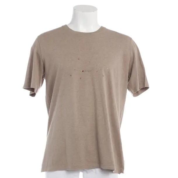 T-Shirt in Braun, Baumwolle, Saint Laurent