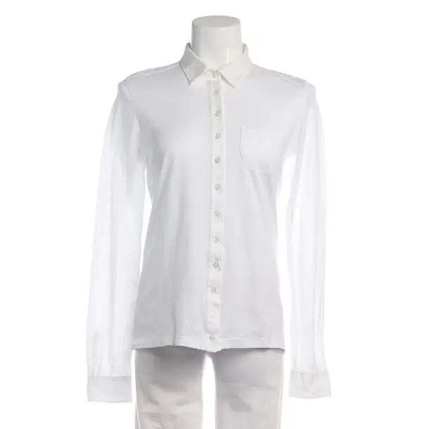 Blouse in White, Cotton, Malo