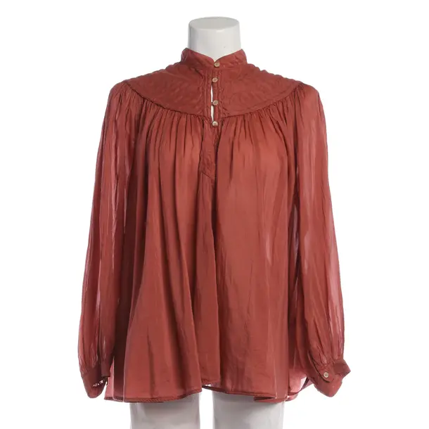 Bluse in Rot, Baumwolle, Forte_Forte