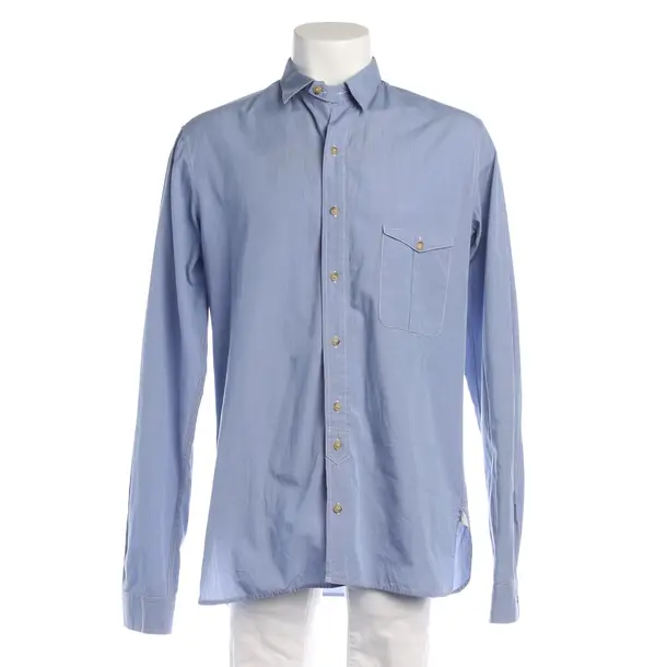 Shirt in Blue, Cotton, Golden Goose