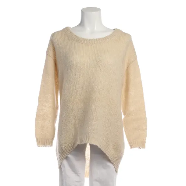 Pullover in Weiß, Wolle, American Vintage