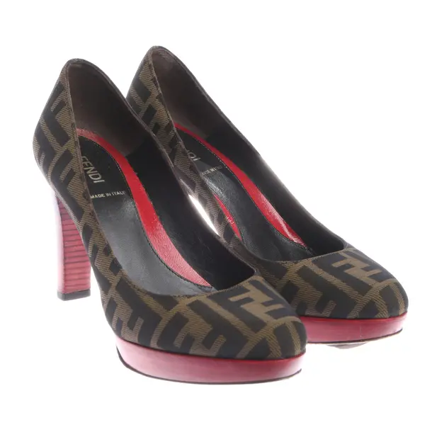 Pumps in Brown, , Fendi