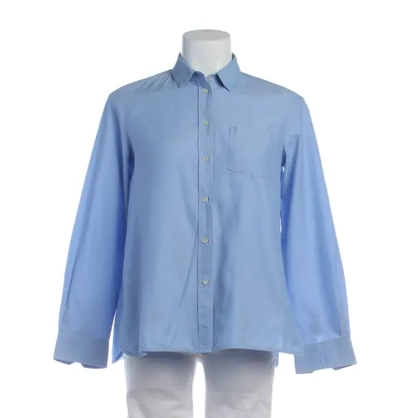 Bluse in Blau, Baumwolle, Max Mara