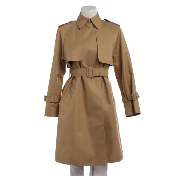 Mid-Season Coat in Brown, Cotton, Max Mara