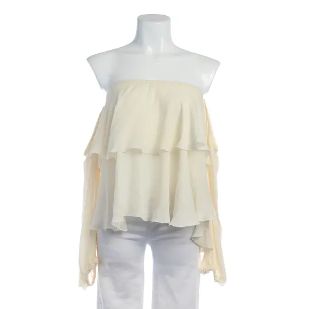 Bluse in Weiß, Seide, Dondup