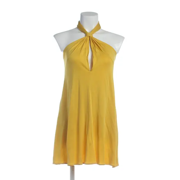 Kleid in Gelb, Seide, ISSA