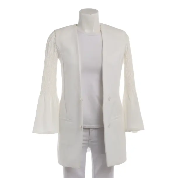 Blazer in White, Polyester, Elisabetta Franchi