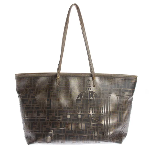 Shopper in Braun, Leder, Fendi