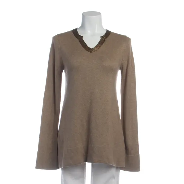 Pullover in Braun, Seide, Maliparmi