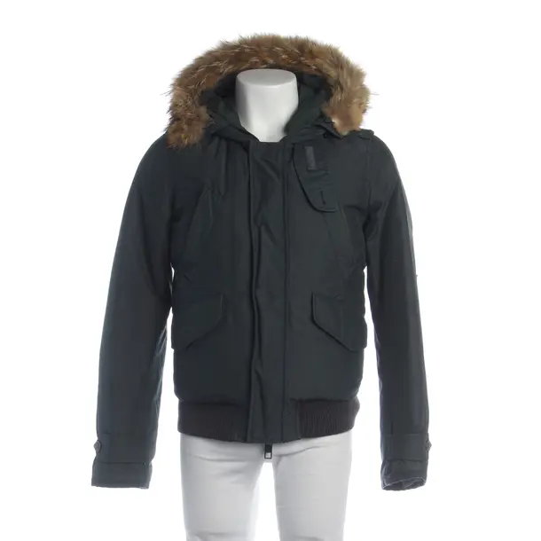 Winter Jacket in Green, Cotton, Woolrich