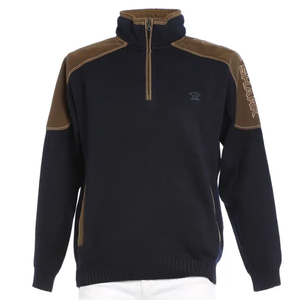 Jumper in Blue, Wool, Paul & Shark