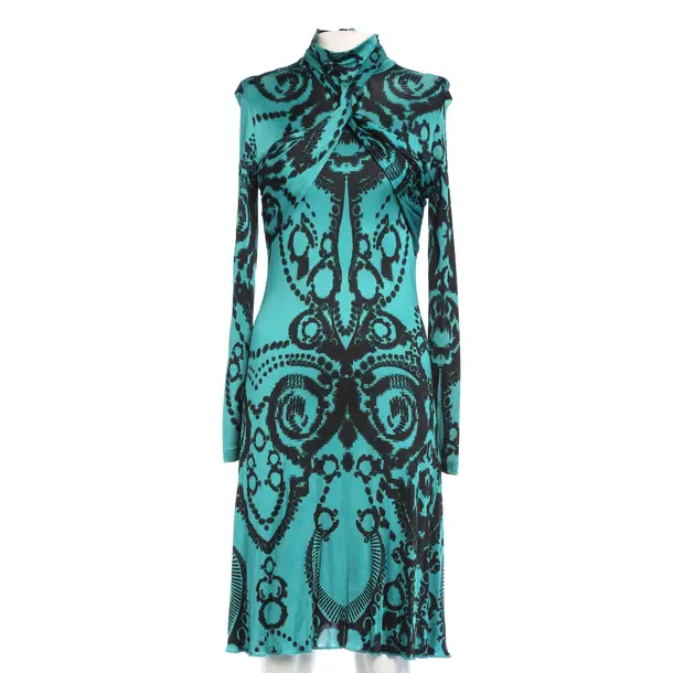 Kleid in Blau, Viskose, Versace