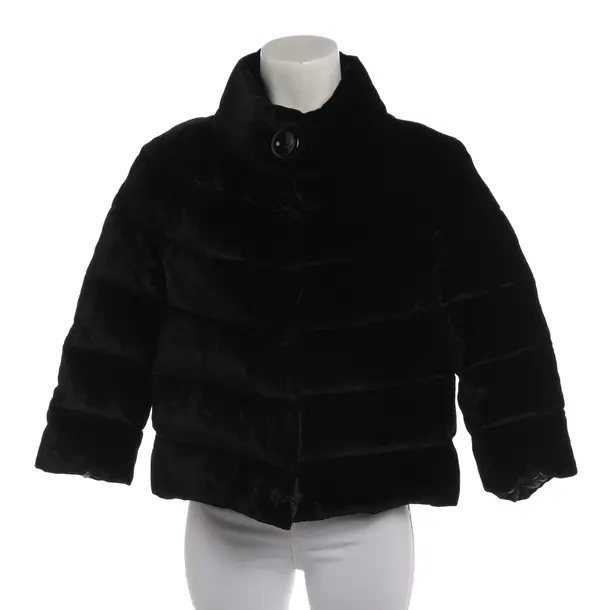 Winter Jacket in Black, Viscose, Ermanno Scervino