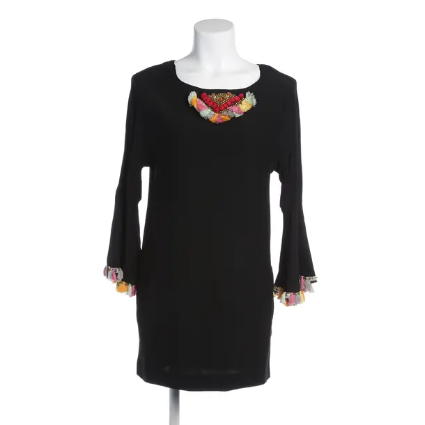 Kleid in Schwarz, Acetat, Dondup