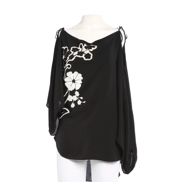 Tunika in Schwarz, Seide, Ermanno Scervino