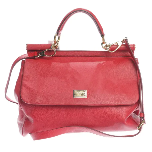 Borsetta, in Rosso, Pelle, Dolce e Gabbana
