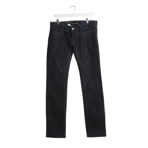 Jeans Straight Fit in Blau, Baumwolle, Dolce & Gabbana