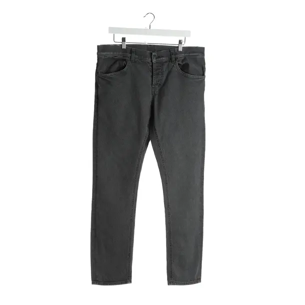 Jeans Straight Fit in Grau, Baumwolle, Dondup