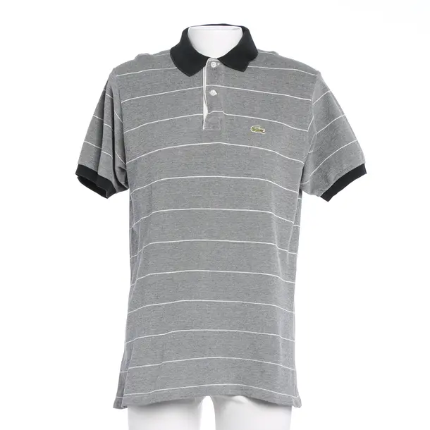 Poloshirt in Grau, Baumwolle, Lacoste