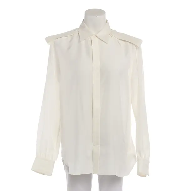 Bluse in Weiß, Seide, Burberry
