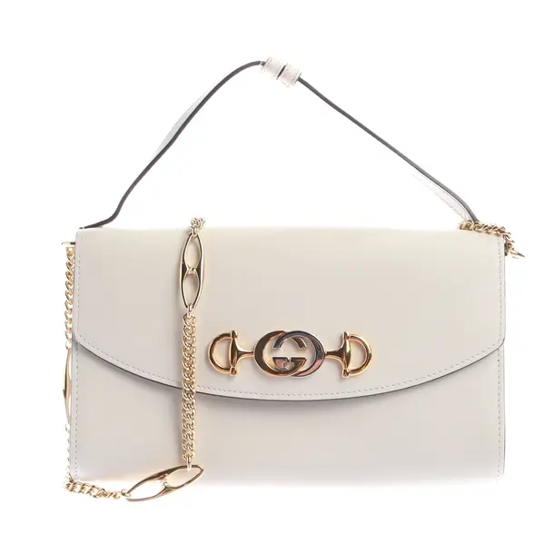 Borsa a cinture a tracolla, in Beige, Pelle, Gucci