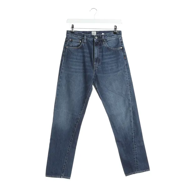 Jeans Straight Fit in Blau, Baumwolle, Totême