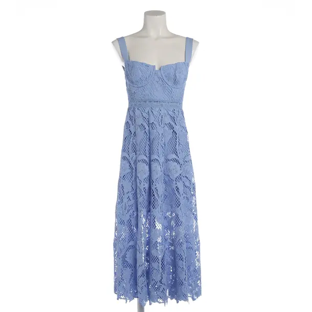 Cocktail Dress in Blue, Polyester, self-portrait