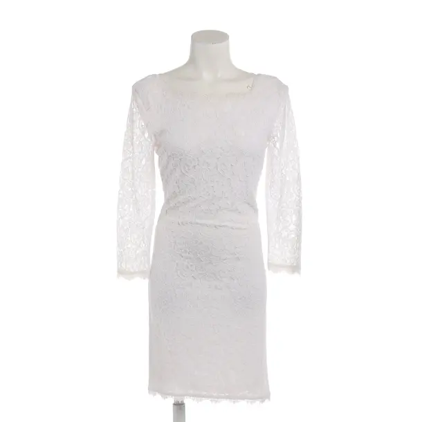 Cocktailkleid in Weiß, Viskose, Diane von Furstenberg