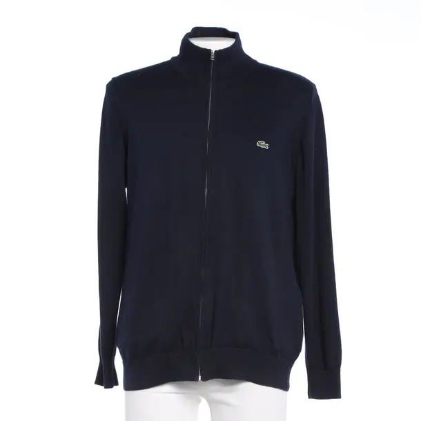 Strickjacke in Blau, Baumwolle, Lacoste