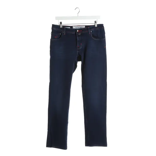 Straight Fit Jeans in Blue, Cotton, Jacob Cohen