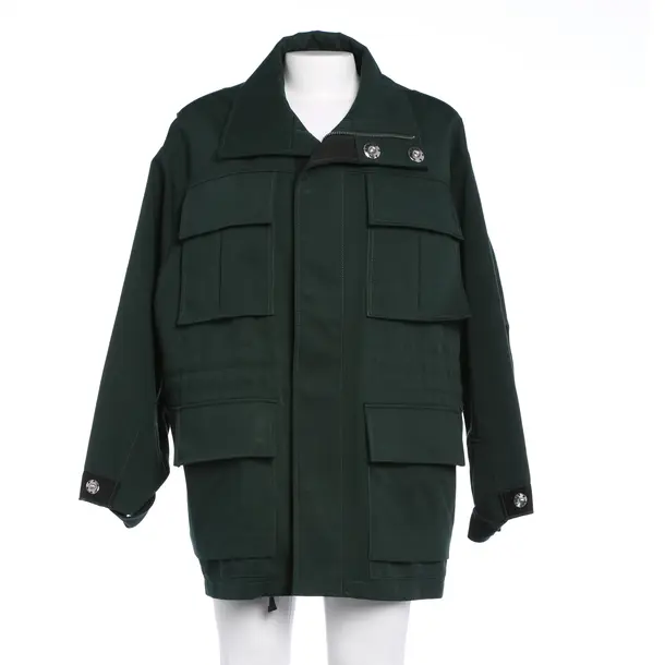 Übergangsmantel in Grün, Polyester, Ami Paris