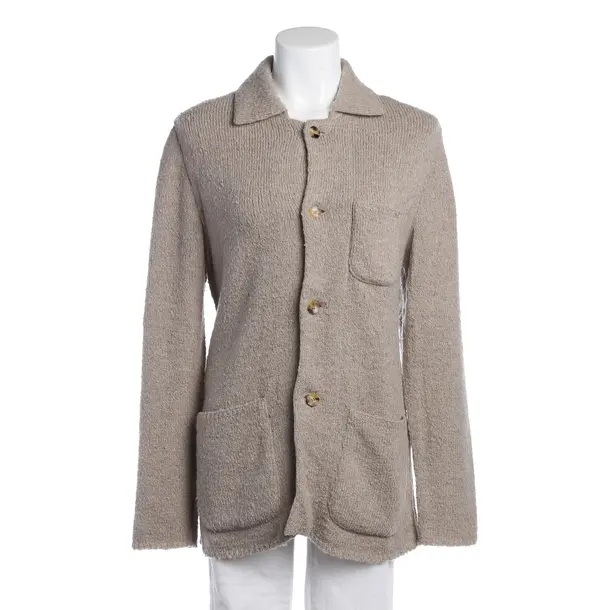 Strickjacke in Weiß, Wolle, Lardini
