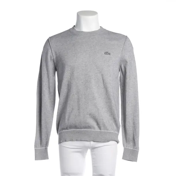 Jumper in Gray, Cotton, Lacoste