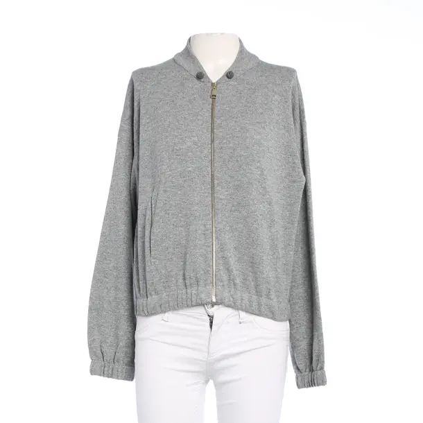 Cardigan in Gray, Wool, Fabiana Filippi