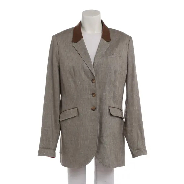 Blazer in Braun, Viskose, Schneiders