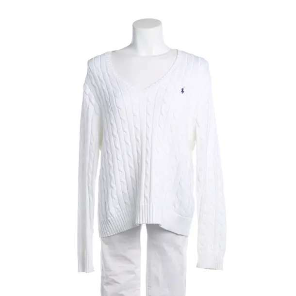 Jumper in White, Cotton, Polo Ralph Lauren